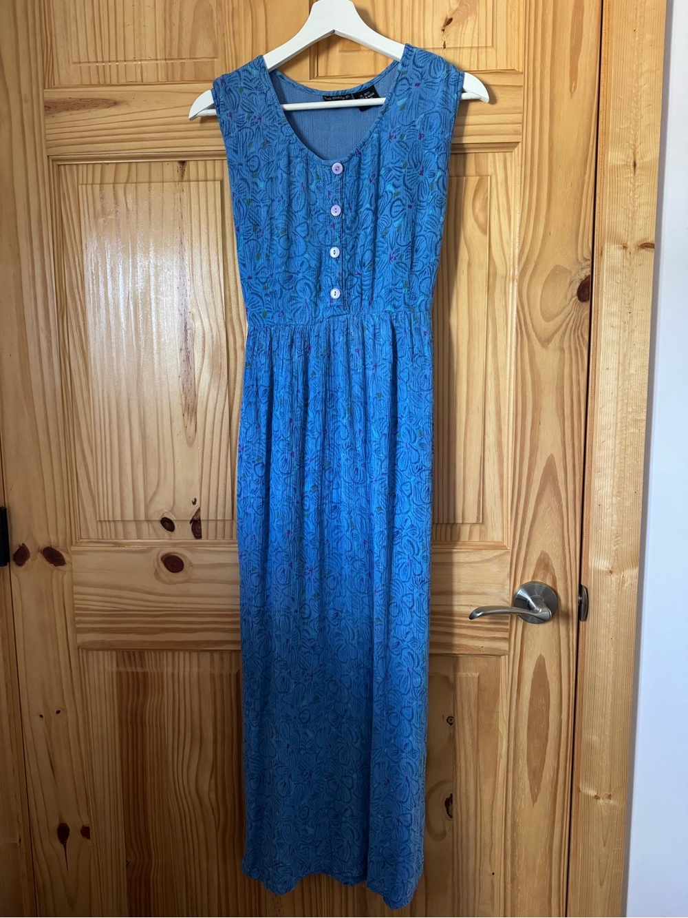 Vintage floral tie back dress